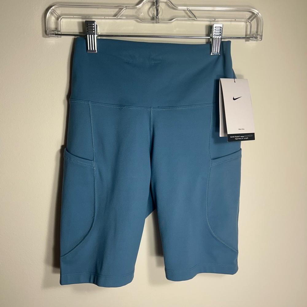Nike Women's Teal Bike Shorts